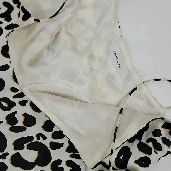 Anine Bing Rosemary Slip Dress Leopard XS - Picture 6 of 16